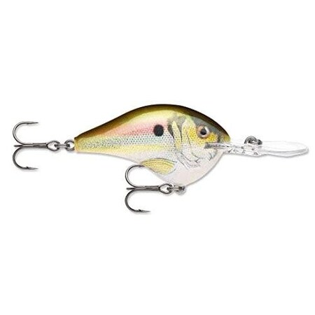 Rapala Dt 08, Balsa, 2 38 Oz, Running Depth 8', Vmc 5 Trebles, Live River Shad DT08RSL